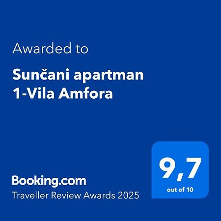 Suncani Apartman 1-Vila Amfora 布德瓦 外观 照片